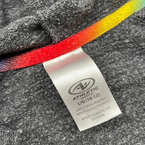 Athletic Works Unicorn Academy girls zip up jacket with hood - Picture 5 of 6